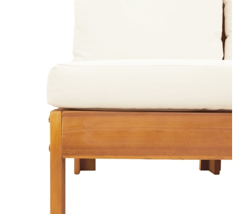 10-Daļīgs Dārza Atpūtas Mēbeļu Komplekts Ar Matračiem, Akācija Vidaxl