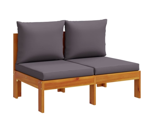 10-Daļīgs Dārza Atpūtas Mēbeļu Komplekts Ar Matračiem, Akācija Vidaxl