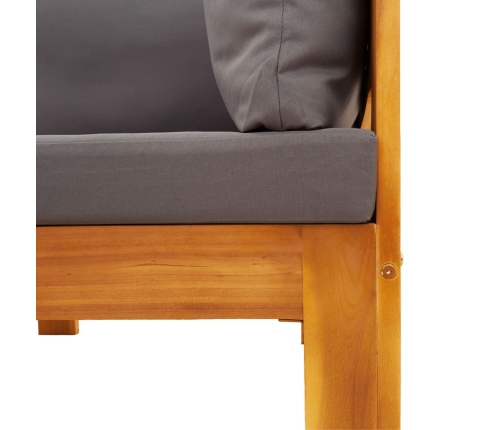 10-Daļīgs Dārza Atpūtas Mēbeļu Komplekts Ar Matračiem, Akācija Vidaxl