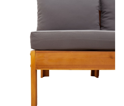 10-Daļīgs Dārza Atpūtas Mēbeļu Komplekts Ar Matračiem, Akācija Vidaxl