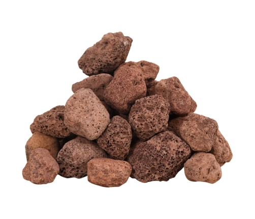 Vulkāniskie Ieži, 10 Kg, Sarkani, 3-5 Cm Vidaxl