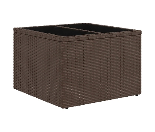 11-Daļīgs Dārza Dīvāna Komplekts, Matrači, Brūna Pe Rotangpalma Vidaxl