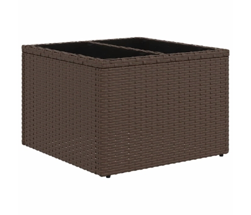 11-Daļīgs Dārza Dīvāna Komplekts, Matrači, Brūna Pe Rotangpalma Vidaxl