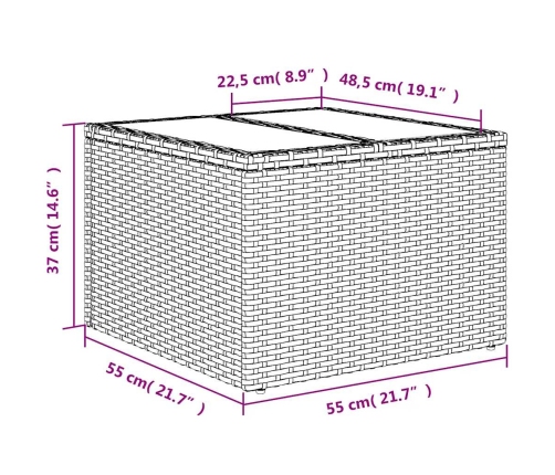 11-Daļīgs Dārza Dīvāna Komplekts Ar Matračiem, Pelēka Pe Pinums Vidaxl