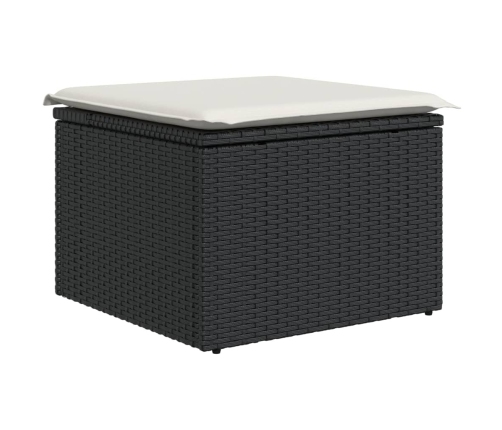 vidaXL 10-daļīgs dārza dīvāna komplekts, matrači, brūna PE rotangpalma