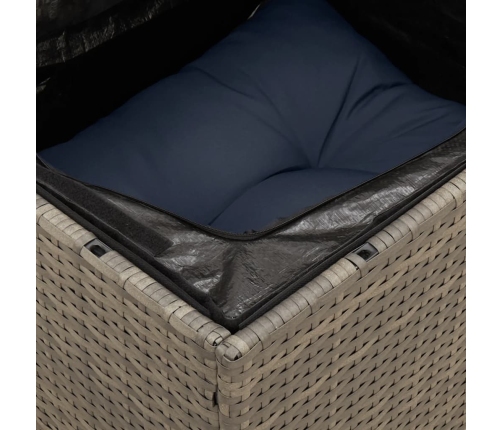 12-Daļīgs Dārza Dīvānu Komplekts Ar Matračiem, Pelēks Pe Vidaxl