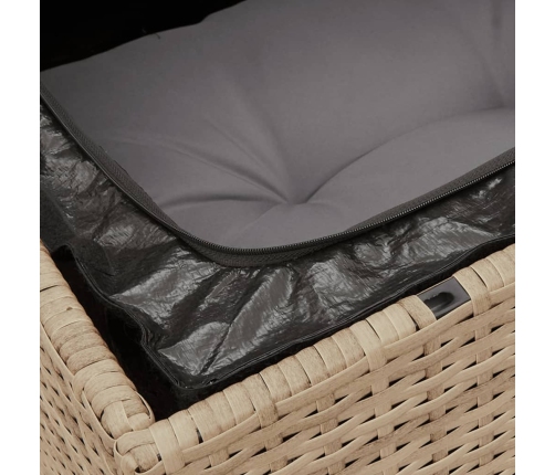 vidaXL 11-daļīgs dārza dīvāna komplekts ar matračiem,PE rotangpalma