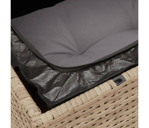 vidaXL 13-daļīgs dārza dīvāna komplekts ar matračiem,PE rotangpalma