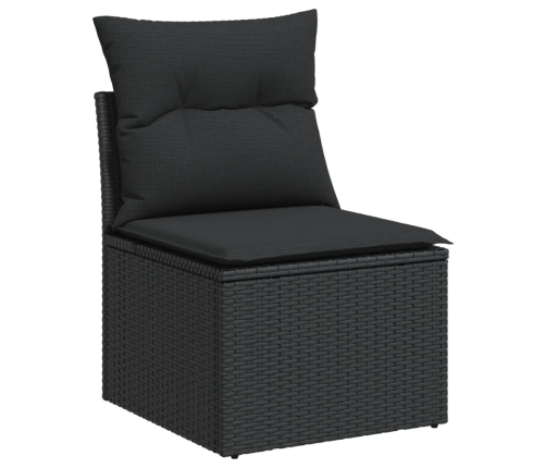 vidaXL 13-daļīgs dārza dīvāna komplekts ar matračiem, PE rotangpalma