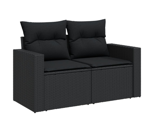 vidaXL 13-daļīgs dārza dīvāna komplekts ar matračiem, PE rotangpalma