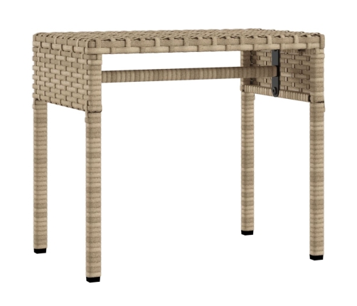 Sauļošanās Zviļņi 2 Gab., Ar Jumtiņiem Un Galdu, Pe Rotangpalma Vidaxl