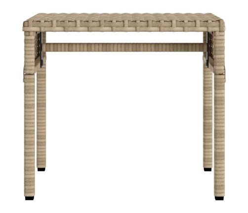 Sauļošanās Zviļņi 2 Gab., Ar Jumtiņiem Un Galdu, Pe Rotangpalma Vidaxl