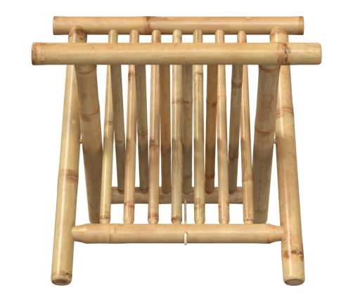 vidaXL žurnālu turētājs, 42x30,5x34,5 cm, bambuss