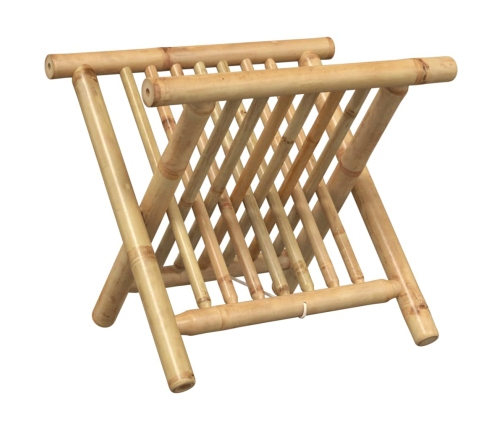 vidaXL žurnālu turētājs, 42x30,5x34,5 cm, bambuss