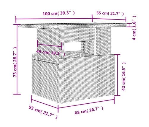 11-Daļīgs Dārza Dīvāna Komplekts, Matrači, Brūna Pe Rotangpalma Vidaxl