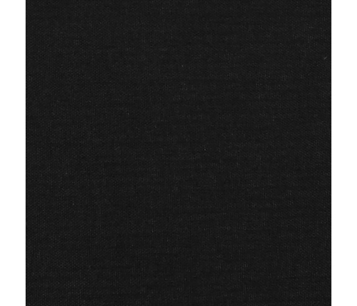 vidaXL atsperu gulta ar matraci, melns audums, 120x190 cm