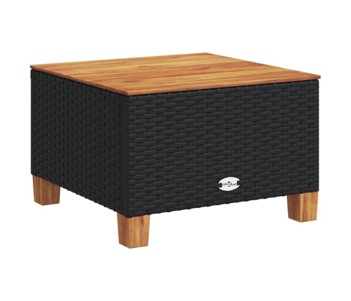 vidaXL 10-daļīgs dārza dīvāna komplekts, matrači, melna PE rotangpalma