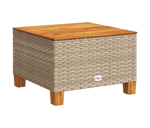 vidaXL 10-daļīgs dārza dīvāna komplekts, matrači, bēša PE rotangpalma