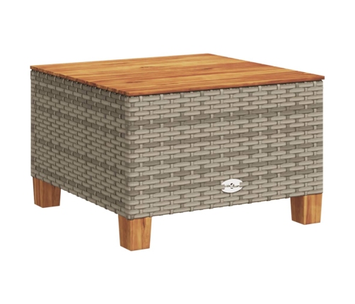 vidaXL 10-daļīgs dārza dīvāna komplekts ar matračiem, pelēks PE pinums