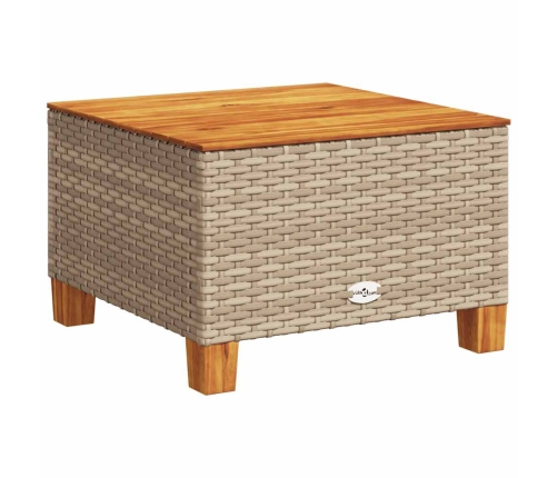 vidaXL 11-daļīgs dārza dīvāna komplekts, matrači, bēša PE rotangpalma