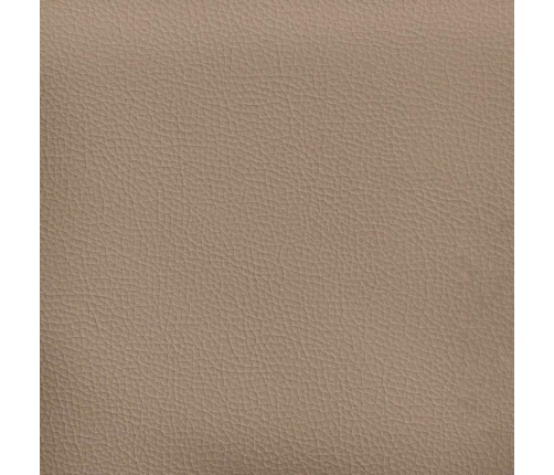 vidaXL zvilnis ar spilveniem, kapučīno, mākslīgā āda