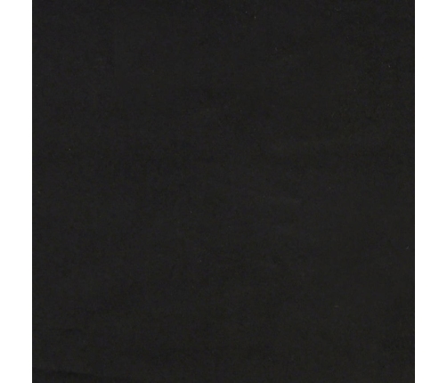 vidaXL zvilnis ar spilveniem, melns, samts