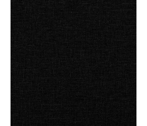 vidaXL zvilnis ar spilveniem, melns, audums