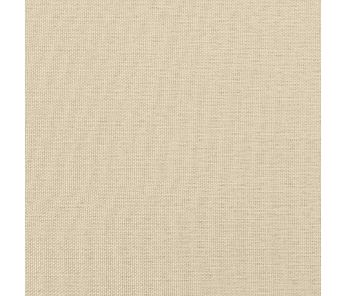 vidaXL zvilnis ar spilveniem, krēmkrāsas, audums