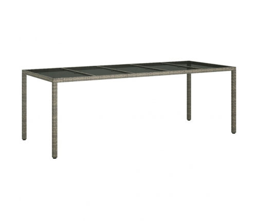 vidaXL 11-daļīgs dārza mēbeļu komplekts matrači, pelēka PE rotangpalma