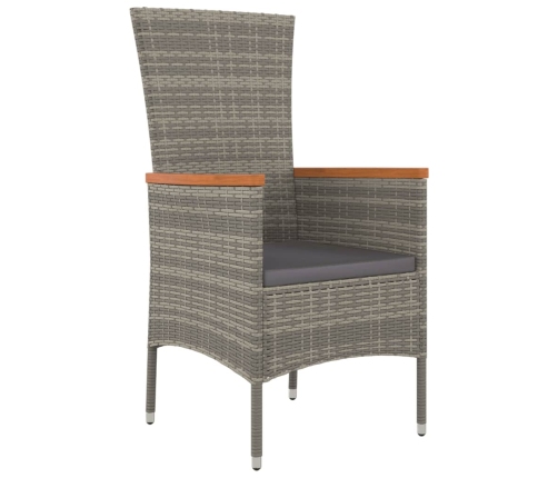 11-Daļīgs Dārza Mēbeļu Komplekts Ar Matračiem, Pe Rotangpalma Vidaxl