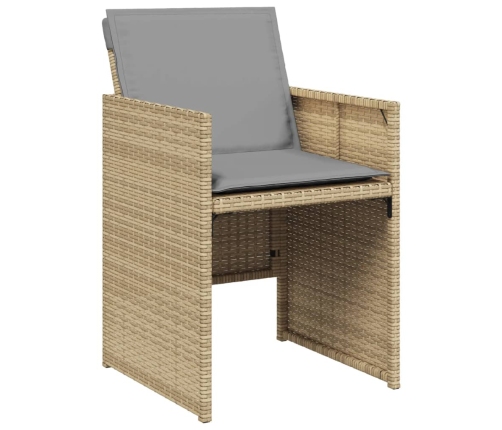 11-Daļīgs Virtuves Mēbeļu Komplekts Ar Matračiem,Pe Rotangpalma Vidaxl