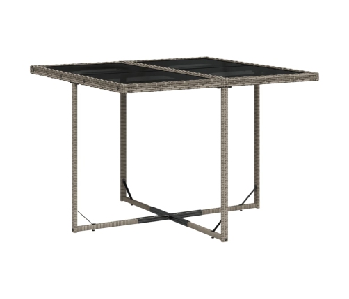 vidaXL 11-daļīgs dārza mēbeļu komplekts ar matračiem, PE rotangpalma