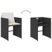 vidaXL 17-daļīgs dārza mēbeļu komplekts ar matračiem, PE rotangpalma