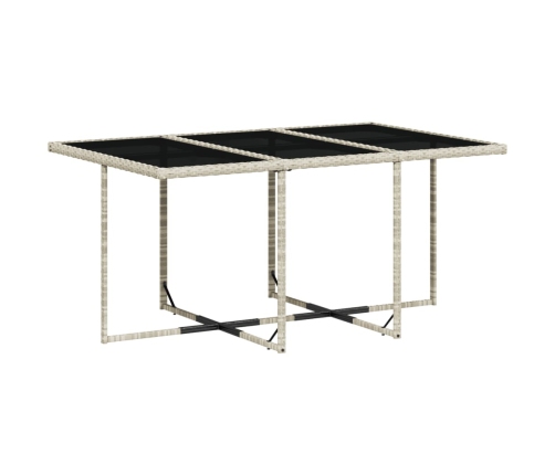 11-Daļīgs Dārza Mēbeļu Komplekts Ar Matračiem, Gaiši Pelēka Pe Vidaxl