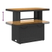 2-Daļīgs Dārza Mēbeļu Komplekts, Matrači, Melna Pe Rotangpalma Vidaxl