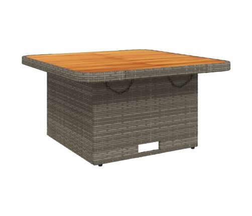 3-Daļīgs Dārza Mēbeļu Komplekts, Matrači, Pelēka Pe Rotangpalma Vidaxl