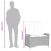 2-Daļīgs Dārza Mēbeļu Komplekts, Matrači, Pelēka Pe Rotangpalma Vidaxl