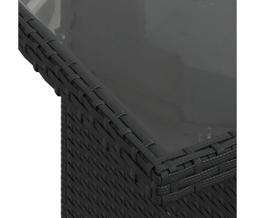 11-Daļīgs Dārza Dīvāna Komplekts, Matrači, Melna Pe Rotangpalma Vidaxl