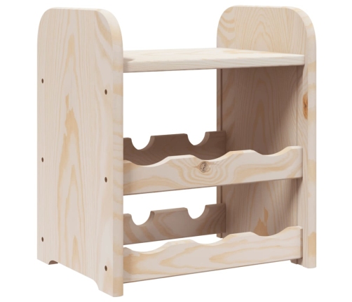 Vīna Pudeļu Plaukts, 33X25X37 Cm, Priedes Masīvkoks Vidaxl