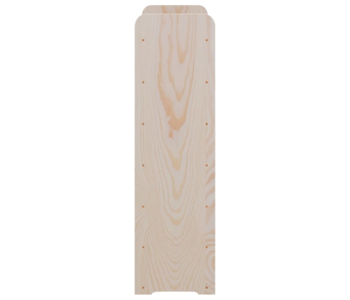 vidaXL vīna pudeļu plaukts, 67,5x25x87 cm, priedes masīvkoks