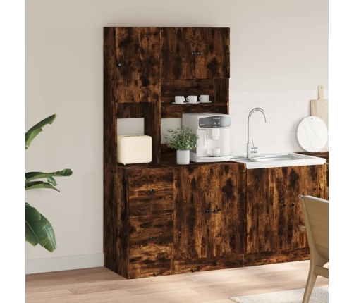 vidaXL virtuves skapītis, ozola, 95x50x180 cm, inženierijas koks