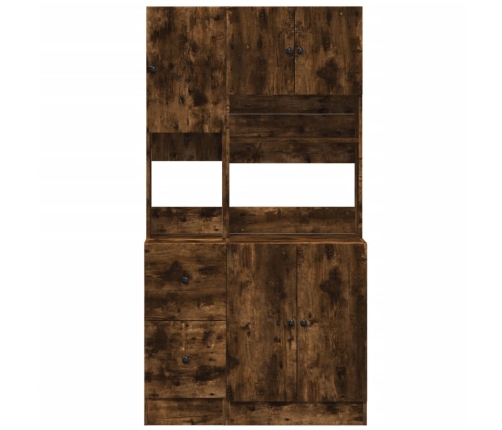 vidaXL virtuves skapītis, ozola, 95x50x180 cm, inženierijas koks