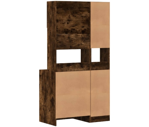 vidaXL virtuves skapītis, ozola, 95x50x180 cm, inženierijas koks