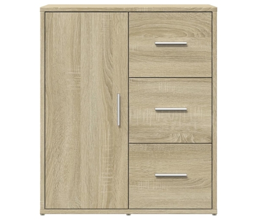 vidaXL kumodes 2 gab., ozolkoka krāsa, 60x31x70 cm, inženierijas koks