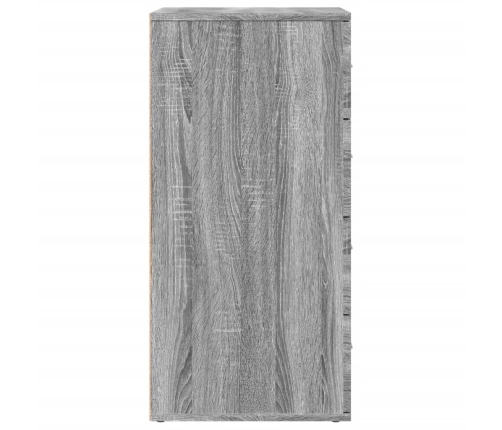 vidaXL kumodes, 2 gab., pelēka ozola, 60x39x80 cm, inženierijas koks