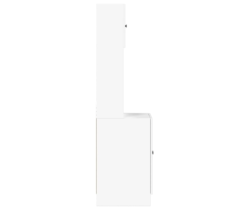 Virtuves Skapītis, Balts, 60X50X180 Cm, Inženierijas Koks Vidaxl