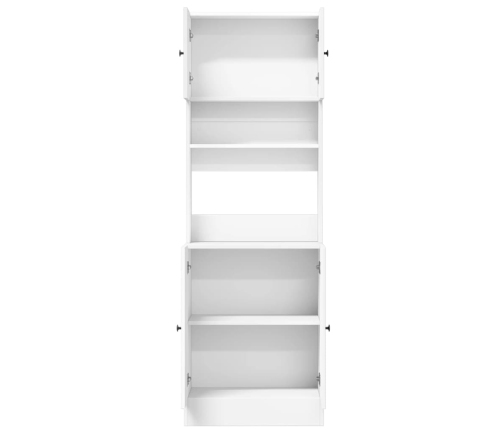 Virtuves Skapītis, Balts, 60X50X180 Cm, Inženierijas Koks Vidaxl