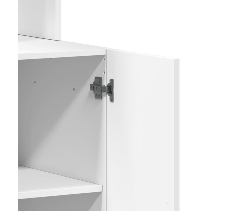 Virtuves Skapītis, Balts, 60X50X180 Cm, Inženierijas Koks Vidaxl