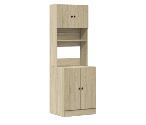 vidaXL virtuves skapītis, ozola, 60x50x180 cm, inženierijas koks