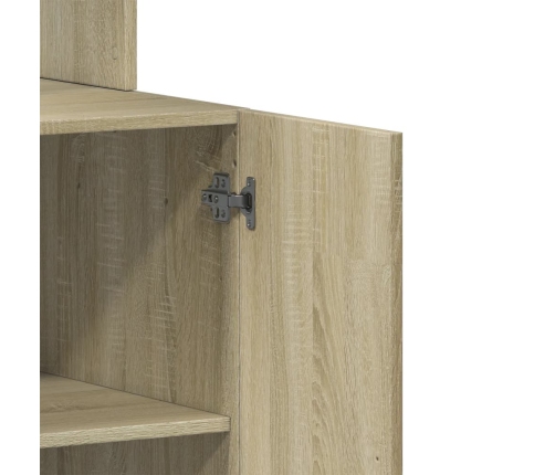 vidaXL virtuves skapītis, ozola, 60x50x180 cm, inženierijas koks